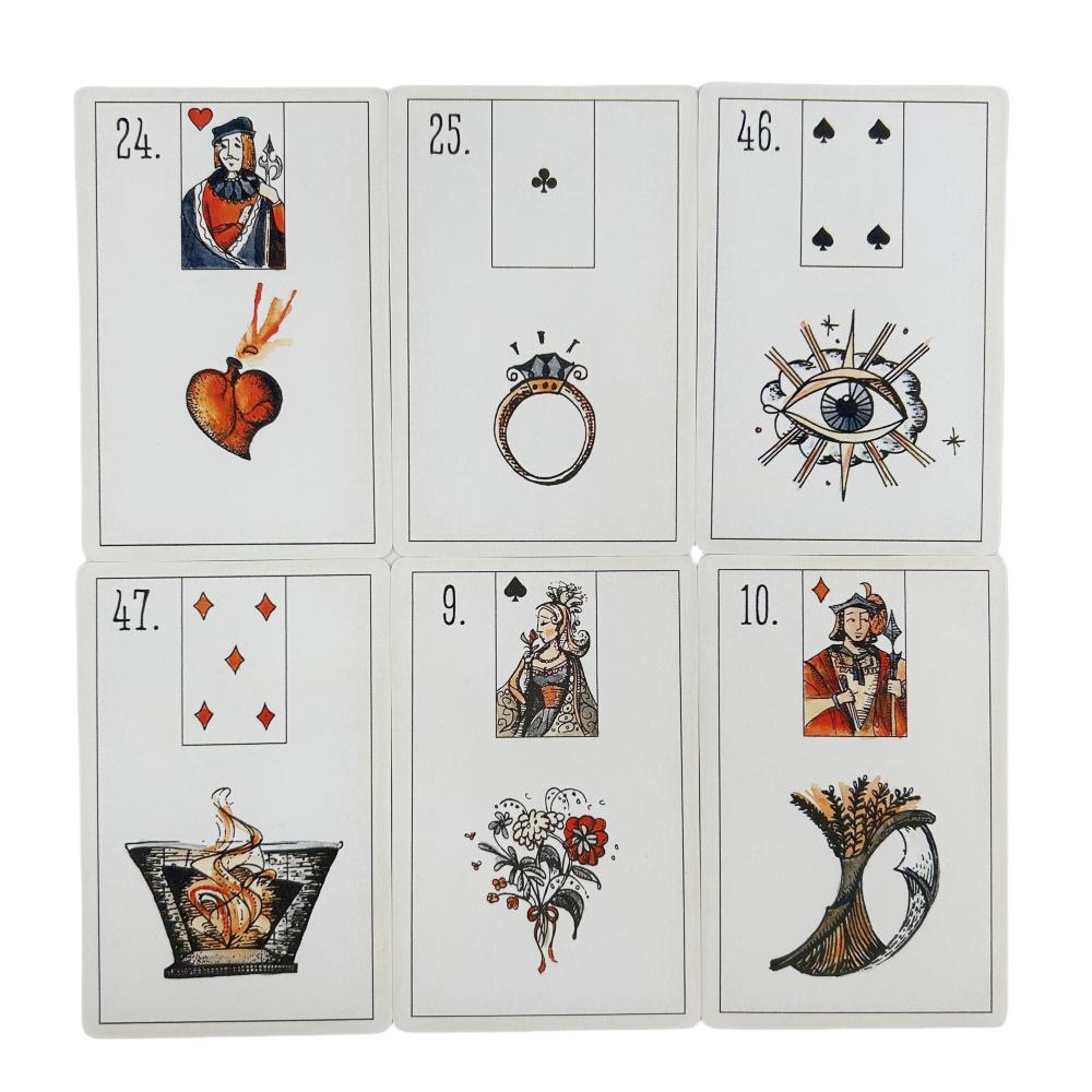 Возможно, Ленорман Оракул Карты Гадания Колода Английское Видение Издание Таро Доска Игра Игра Для Вечеринки