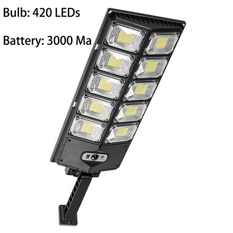 10000LM Outdoor Solar Lamp Waterproof Garden Floodlight Motion Sensor LED Solar Lamp Photosensitive Courtyard Lamp 4500mAh Solar Wall Lamp