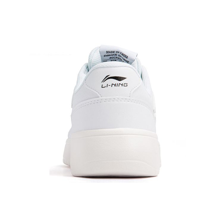 Li-Ning Comfortable Casual Non-Slip Wear-Resistant Low-Top Skate Shoes Women Sneaker White AGCR470-2
