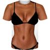 Летняя мужская футболка Eight Piece Muscle с принтом в виде живота 3D, летняя мужская мода, индивидуальный покрой, короткий рукав