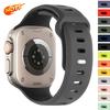 Спортивный ремешок для Apple Watch Band 45 мм 44 мм 46 мм 42 мм 49 мм 38 41 40 мм Силиконовый ремешок-браслет для iwatch Series11 10 9 8 7 6 5se