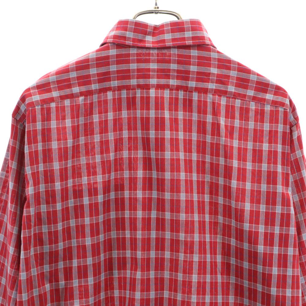 Arrow Винтажная рубашка в клетку 70-х 80-х годов с длинным рукавом на пуговицах L SPORT Мужская Б/У