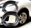 TradeWind Fender Mall Over Fender, Arch Rubber, Anti-Scratch, Car, 3.9 Ft (1.5 M), Set of 2 (Carbon Pattern)