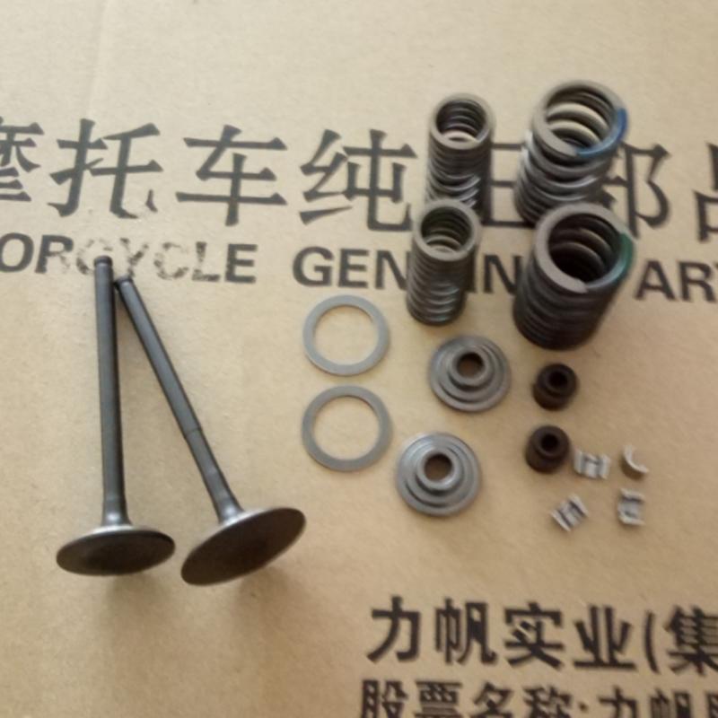 Motorcycle Engine Parts Valve Stem & Oil Seal & Spring & Valves Set For LIFAN KPT200 KP150 KPR150 KPR200 LF150-10B LF150-5U