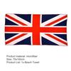Beach Towel Super Soft Comfortable Superfine Fiber Water Absorption UK Flag Pool Towel for Home