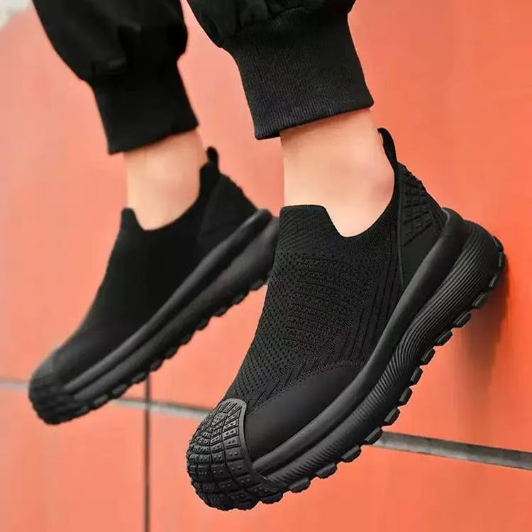 2025 New Spring and Summer Breathable Mesh Men's Shoes with Thick Soles Increased Height and Wide Feet Loose Men's Casual Shoes