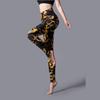 High Waist Leopard Print Yoga Leggings – Spring/Autumn High Elastic Skinny Pants with Wide Waistband
