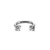 1PC Stainless Steel Crystal Hoop Ring Piercing Nose Ear Belly Rings Women Men Cartilage Helix Earrings Daith Piercing Jewelry