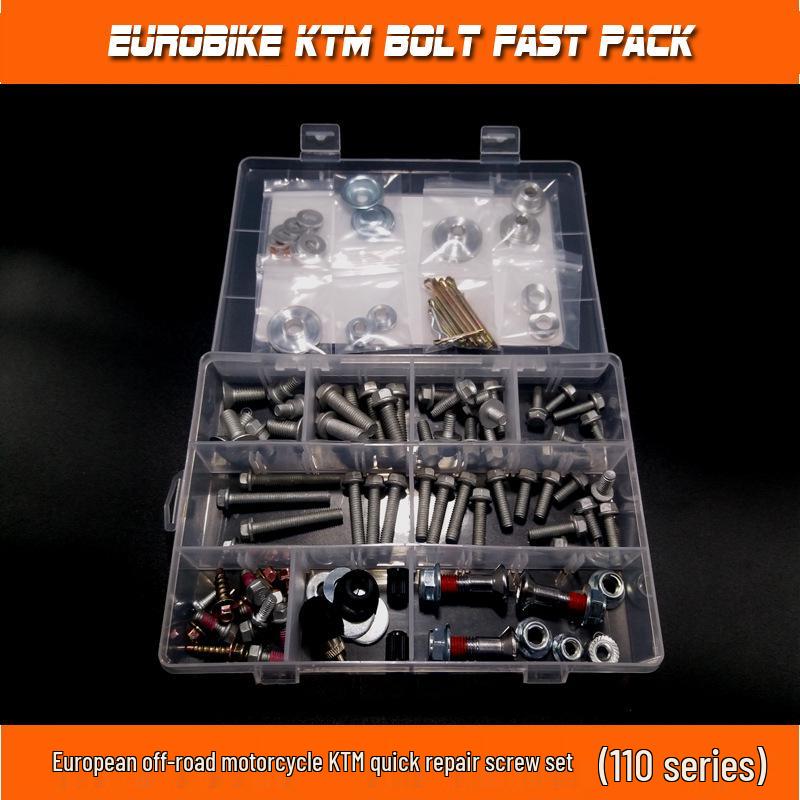 KTM & Husqvarna Off-Road Motorcycle 110PCS Quick Repair Screw Set