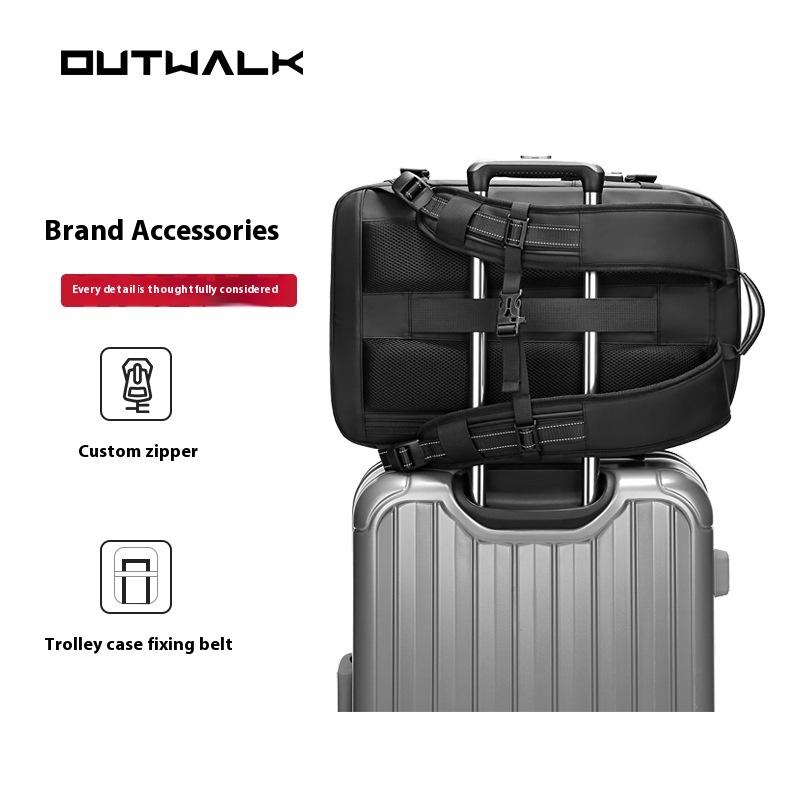 Мужской рюкзак, Многофункциональная дорожная сумка, Водонепроницаемый вакуумный компрессионный, Для деловой поездки, Деловой рюкзак для компьютера, Большая вместимость