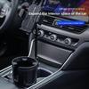 2 In 1 Auto Water Cup+Mobile Phone Holder 360° Multi-function Adjustable Rotary Clip Car Console Interior Decoration Accessories