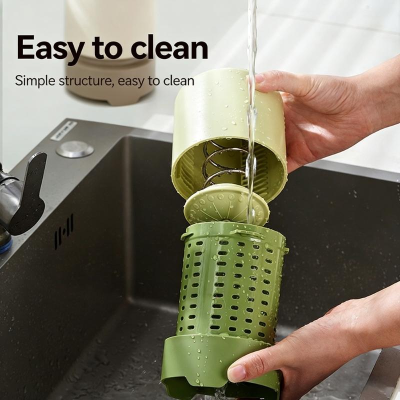 Ручная сушилка-центрифуга для овощей и фруктов из пищевого АБС-пластика и нержавеющей стали 304 для кухни
