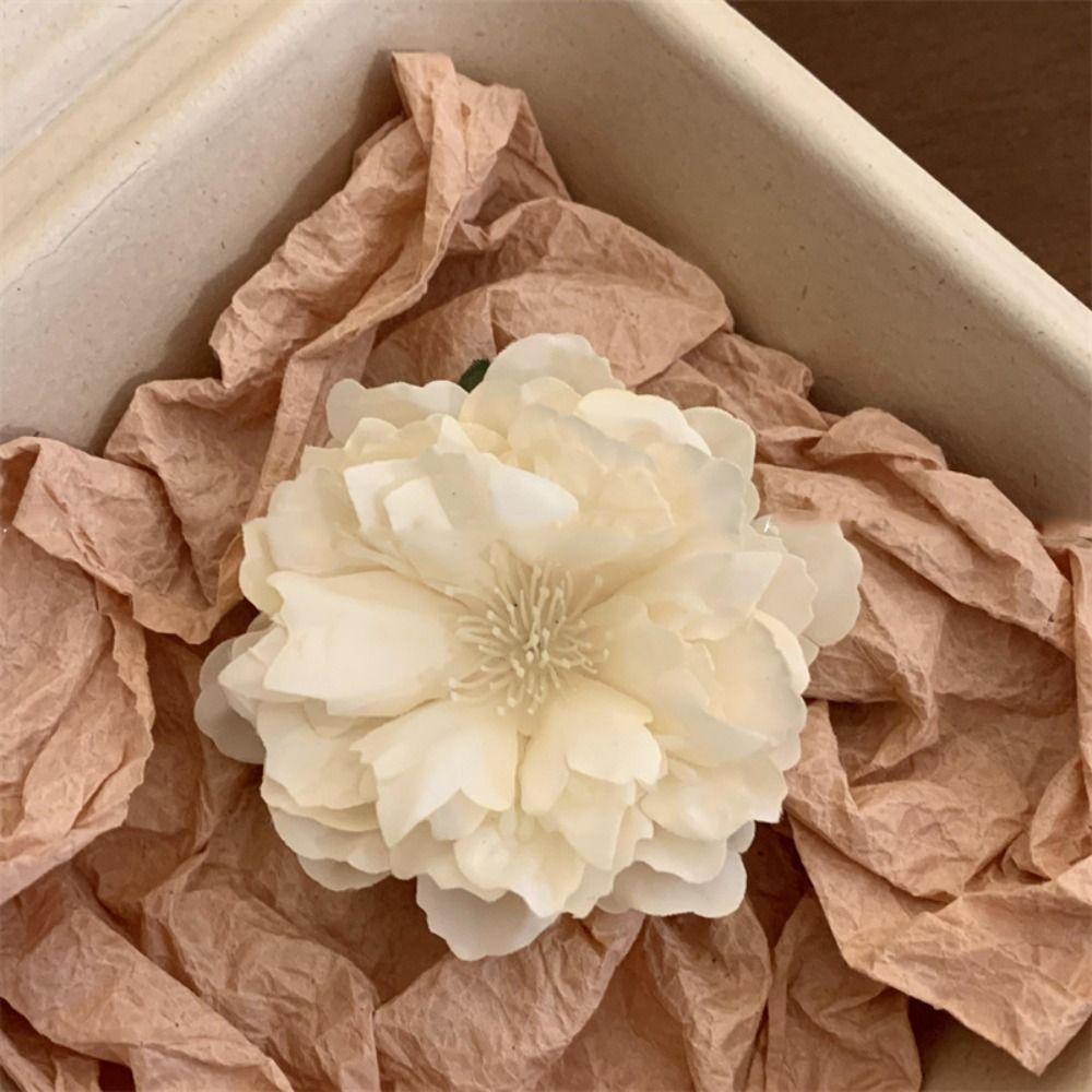 Корейский стиль заколка для волос в виде розы, тканевая заколка для волос для девочек, милая заколка для волос в виде цветка для женщин