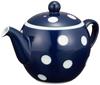 Чайник в горошек Saikaitoki Hasami ware "essence", негативный (синий), 40512