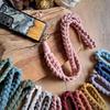 Handwoven Cotton Rope Wrist Strap & Keychain Pendant