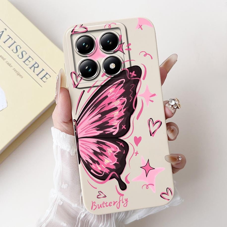 For Xiaomi 14T Pro Case For Xiaomi 14T Phone Case Cute Panda Rabbit Luxury TPU Protective Skin Cover For Xiaomi Mi 14T Pro Coque