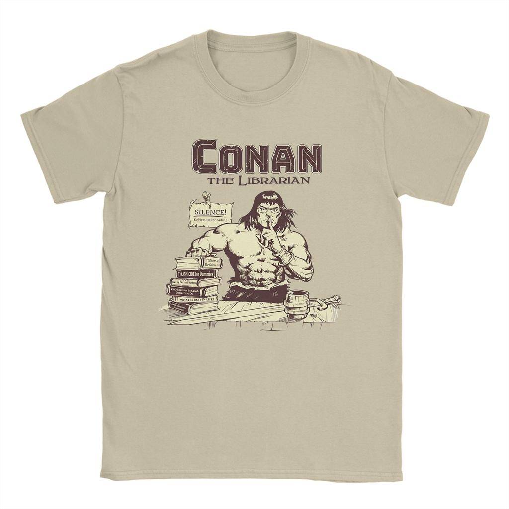 Conan The Barbarian TShirt Summer Cotton TShirts For Unisexs Fashion Loose Tshirt ShortSleeved Y2K Retro Tops
