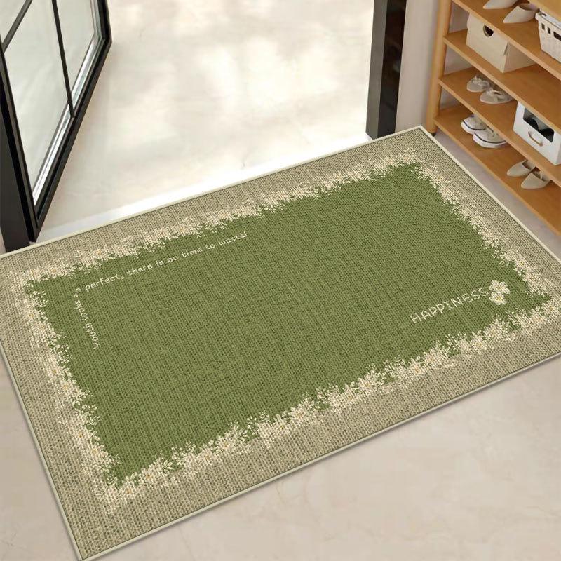 Моющиеся нескользящие коврики для двери: Абсорбирующее резиновое полотно для ванной комнаты, туалета, кухни