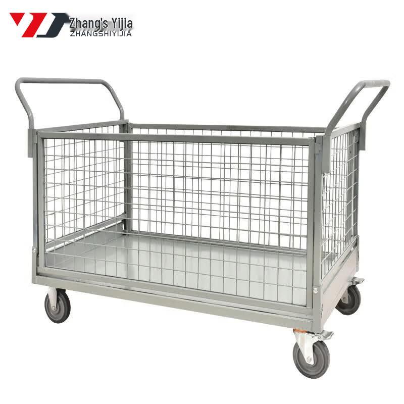 Zhangshi Yijia Foldable Fenced Steel Platform Cart