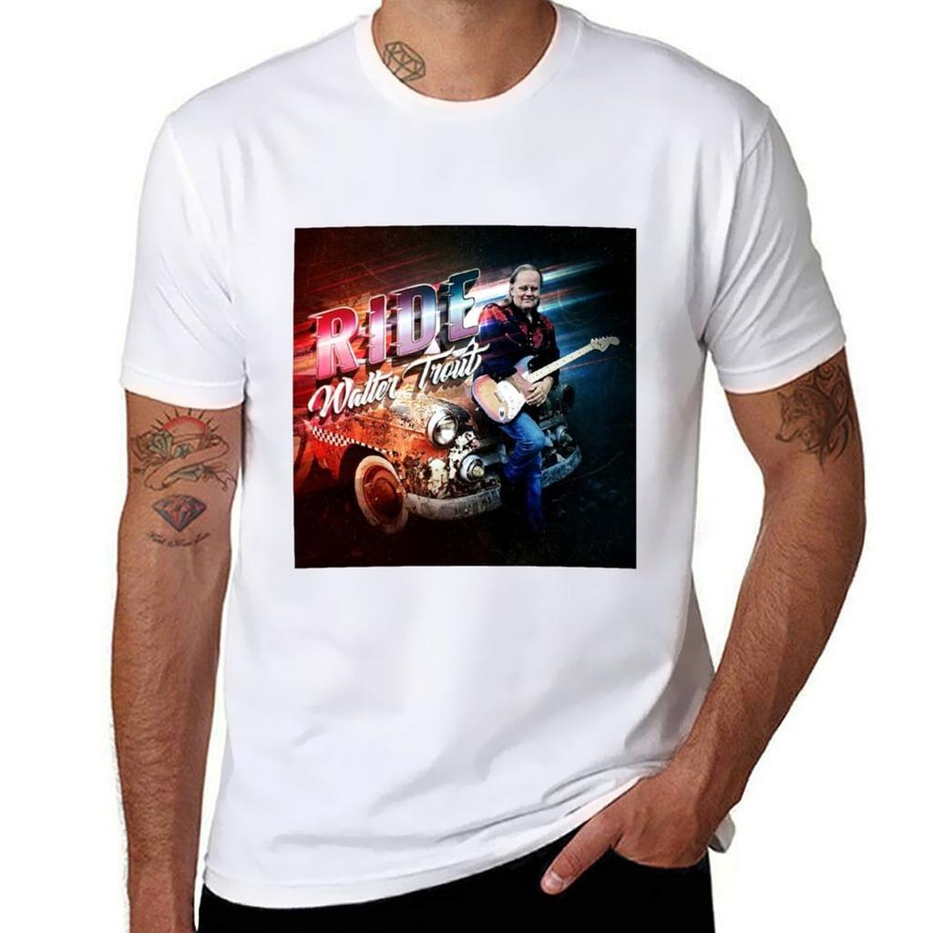 Walter Trout Tshirt Fashion Casual Short Sleeve Tshirt