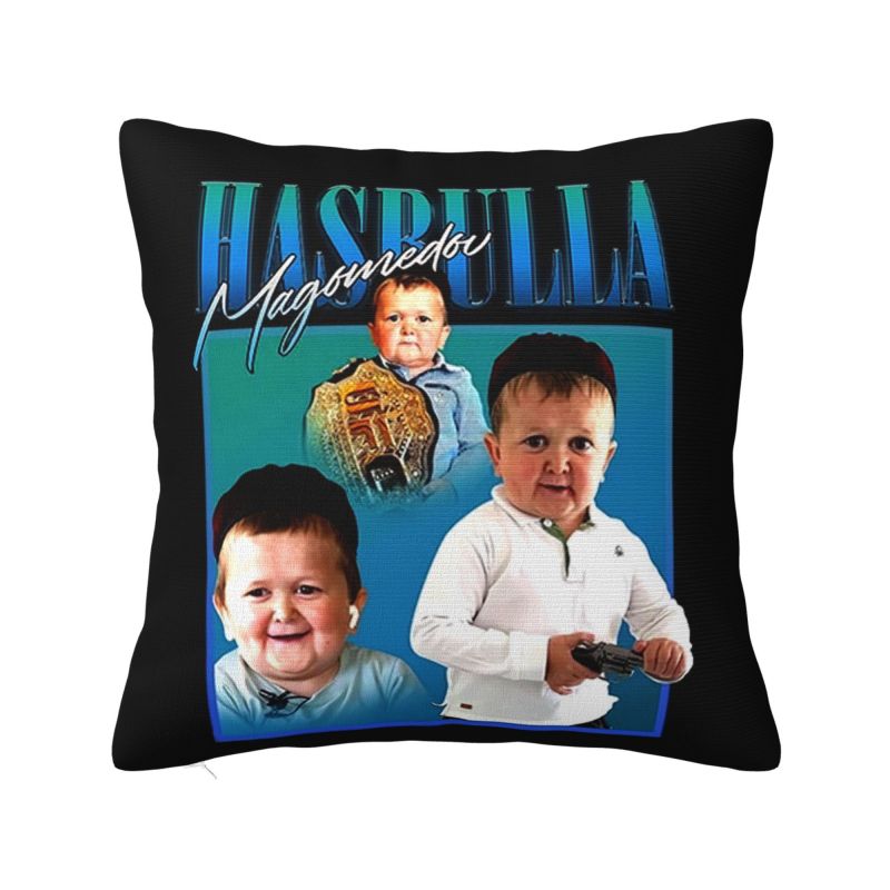 Custom Nordic Style King Hasbulla Cushion Cover 40x40cm Polyester Throw Pillow for Car Square Pillowcase Bedroom Decoration