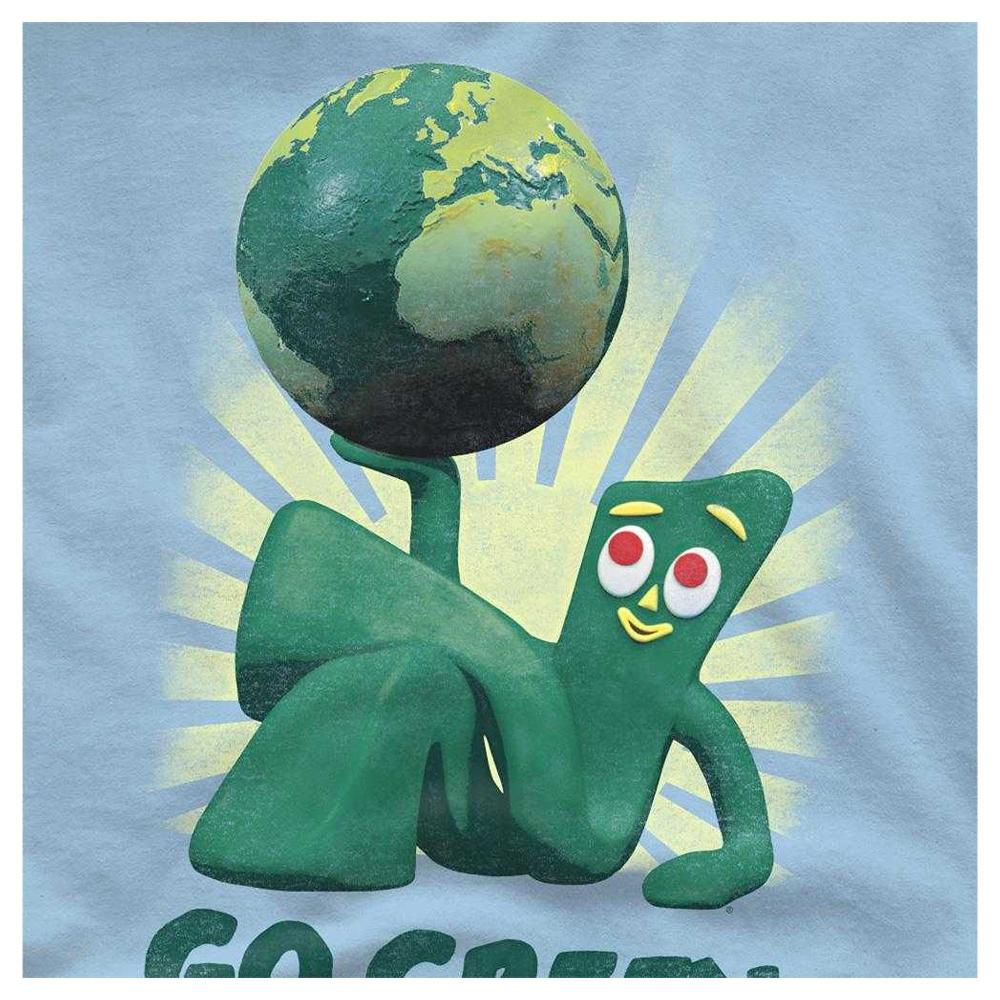 Gumby Unisex Adult Go Green T-Shirt