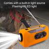 Emergency Solar Radio with LED Flashlight SOS Alarm Compact Design Portable Rechargeable Hand Crank AM/FM Radio