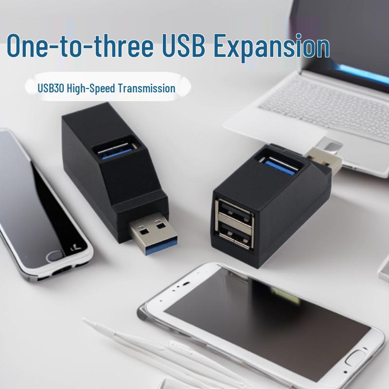 3-портовая USB 3.0 сетевая розетка-хаб с тремя розетками