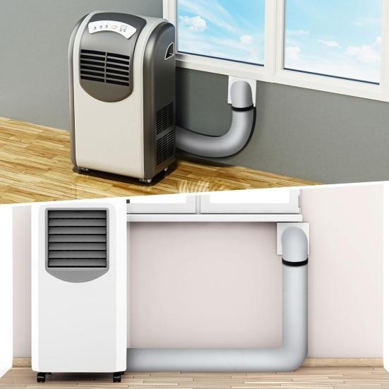 Комплект изоляционных чехлов для кондиционера Универсальный Легко устанавливаемый Изоляционная муфта для шланга портативного кондиционера Чехол-обертка для шланга кондиционера