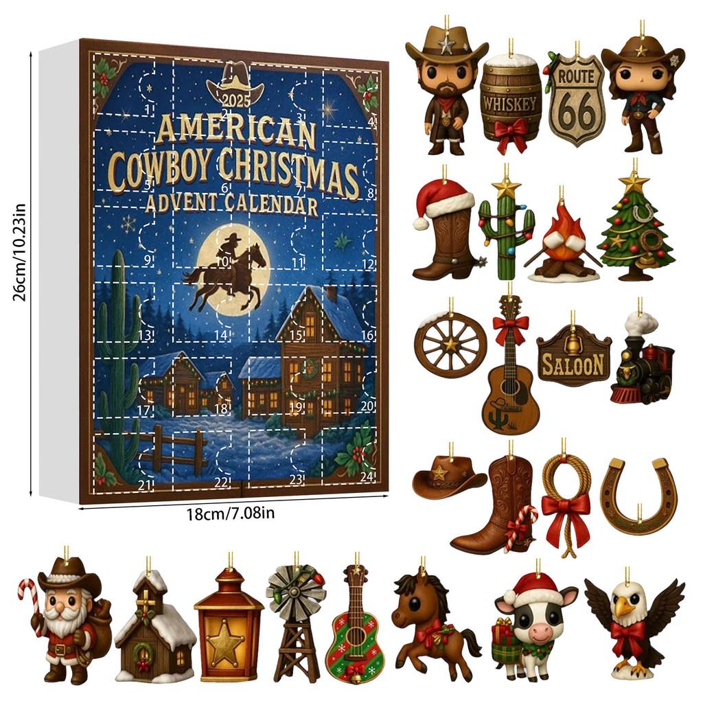 Hamburgers Fries Football Team Christmas Blind Box Tree Acrylic Ornament For Holiday Decor And Gift Giving