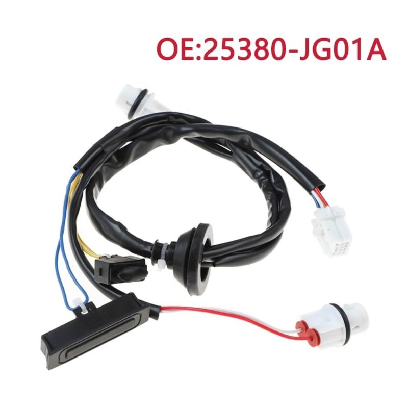 Задняя ручка багажника, наружная кнопка открытия багажника, задняя дверь в сборе, подходит для X-trail T31 08-14 25380-JG01A 25380JG01A