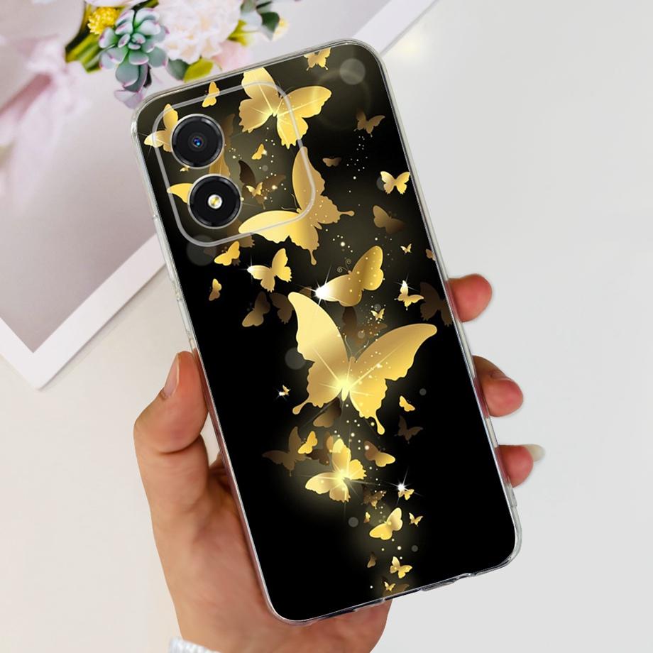 Чехол для Honor X5 Plus Модный Цветной Девичий Чехол-Крышка Для HonorX5 Plus Мягкий Силикон Fundas Чехол для Телефона Для Honor X5Plus Coque