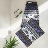 Long Elephant Pants Adjustable Elastic High Waistband Strap Loose Leg Women Print Thailand Casual Streetwear Beach Bohemian Retro Vintage