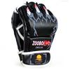 ZOOBOO Sandbag Training Boxing MMA Mitts with One Size Fits Black Gloves, Half-Finger Gloves, Hook-and-Loop Wristband, Most,
