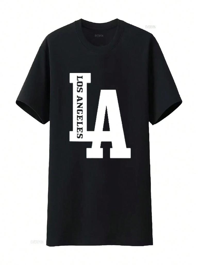 Los Angeles California LA Vintage Pride T Shirt Vintage Washed Top For Everyday Wear Breathable Designer Clothes Slightly