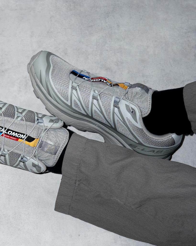 Salomon XT-6 Sport Style Sneakers, Gray, Unisex, Size 26.0cm (Ghost-gray), 474448