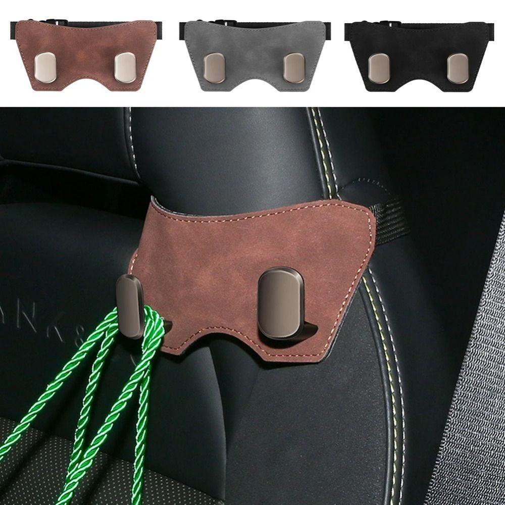 High Load-Bearing Car Headrest Hook Double Hook Automotive Seat Back Organizers  Rear Row Storage