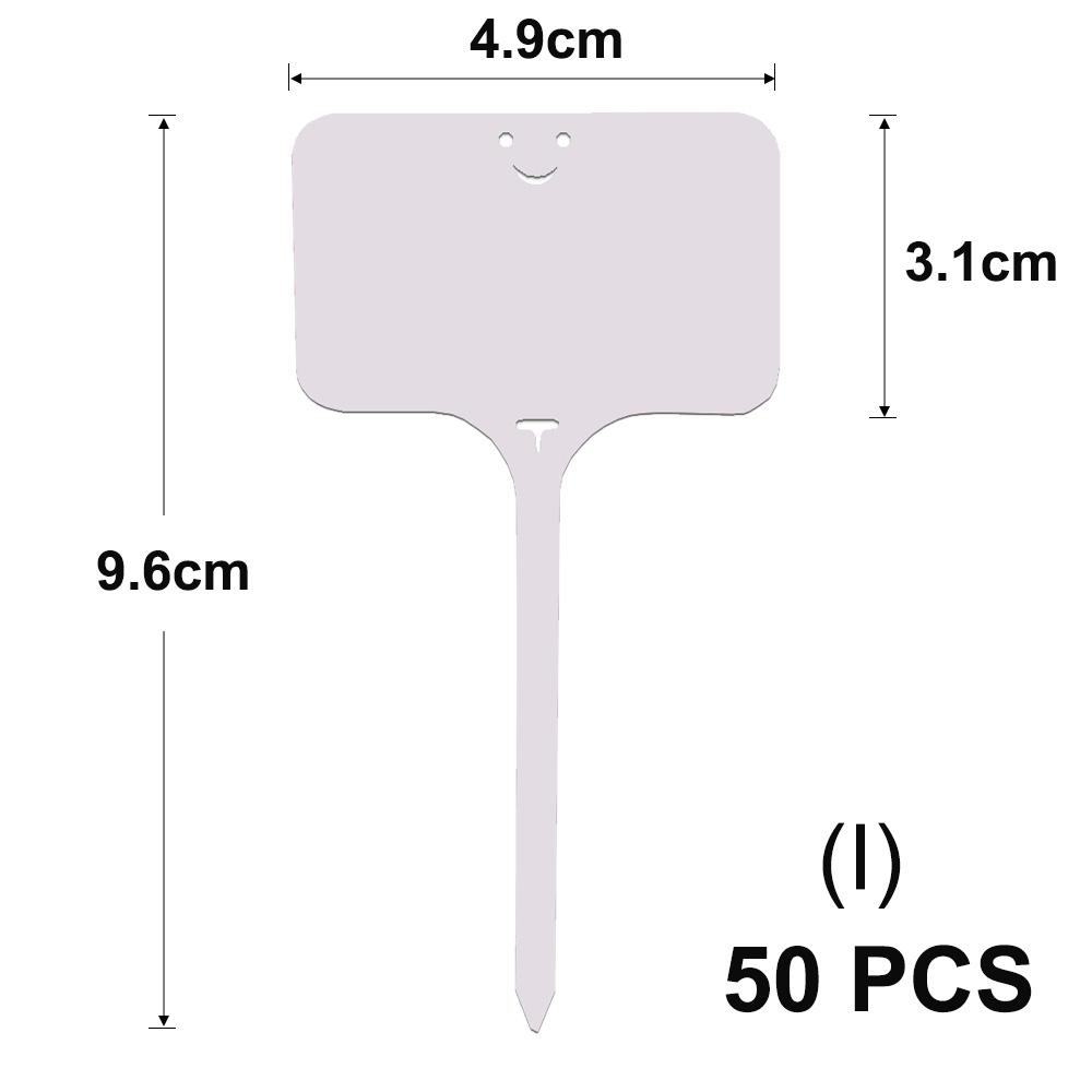 Высокие белые бирки для садовых растений в горшках, водонепроницаемые, устойчивые к ультрафиолетовому излучению, этикетки для теплиц, цветов, овощей, трав, маркеры для вывесок
