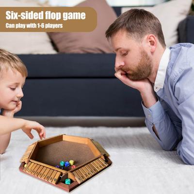 Настольная игра Shut The Box с 12 кубиками 45663 игрока Дети Взрослые Семья