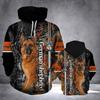 Animal Dog German Shepherd Hoodie Cartoon Manga Anime Front Pocket Graphic Hoodie For Men's Women's Unisex Adults' 3D Print 100% Polyester