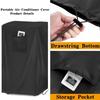 Dustproof AC Unit Cover Waterproof Protection Cover Cleaner Bag Air Conditioning Cover  For Home