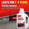 500 мл Паста для полировки пластика автомобиля - Полироль для нескольких поверхностей для кожи, пластика, винила, ткани - Быстросохнущая, без остатка, для автомобиля