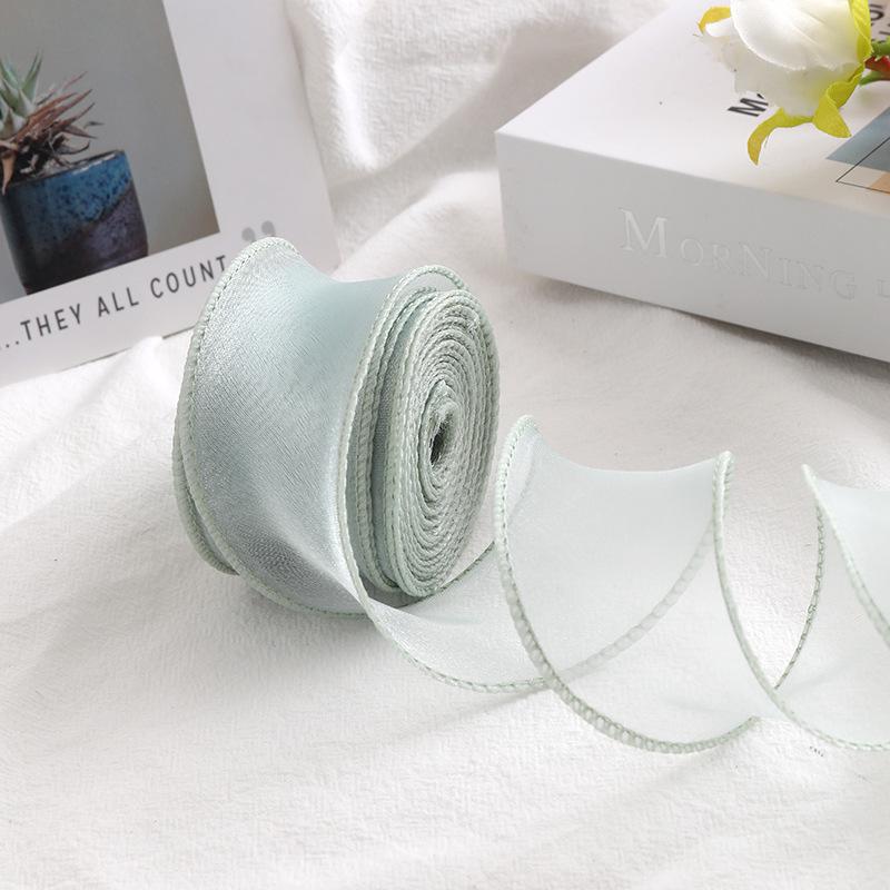 6 см простая лента «рыбий хвост» для букетов, тортов и поделок своими руками