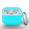 Однотонный силиконовый цельный чехол для наушников AirPods PRO3 Bluetooth-наушников с крючком