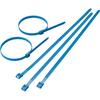 TRUSCO Color Cable x Maximum Binding Diameter Pack of In-Line Ties, Blue, 9.0 255mm, 74mm, 100, TFCVR-255B