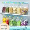 Durable Leak-Proof PE Zipper Storage Bag for Fresh Keeping & Freezing