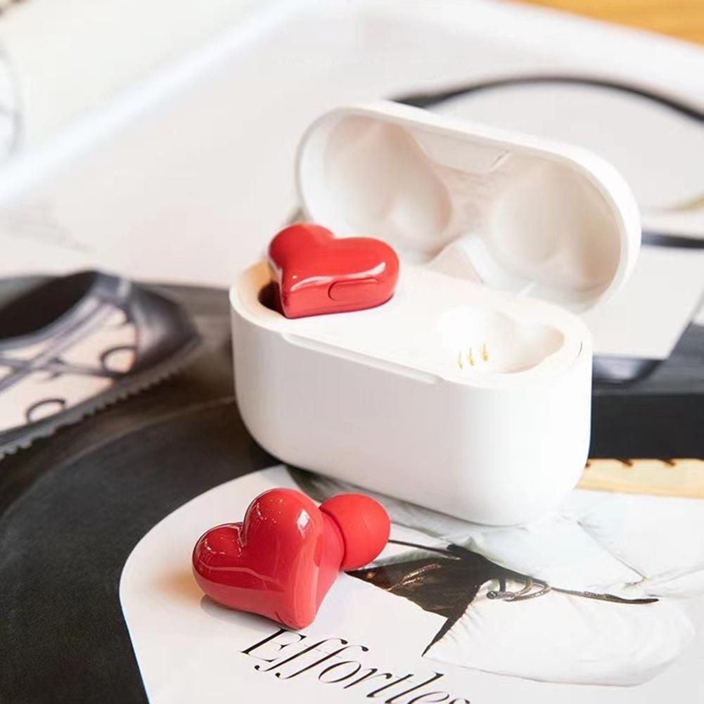 Беспроводные наушники Heartbuds, игровые наушники с поддержкой Bluetooth, шумоподавлением для девушек-студенток и женщин