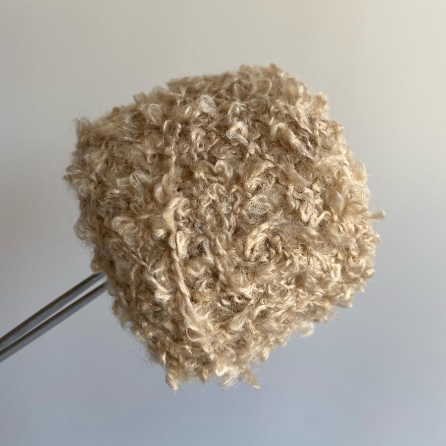 50 г Пряжа с петлями из шерсти, Пряжа для вязания крючком, Волосы для куклы, Креативный плетеный шерстяной клубок, Пряжа для рукоделия, Шапка, Обувь, Пряжа для вязания крючком