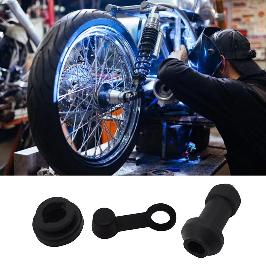 3шт мотоциклы скутер тормоза верхний нижний насос суппорт амортизаторы втулка резиновые водонепроницаемые
