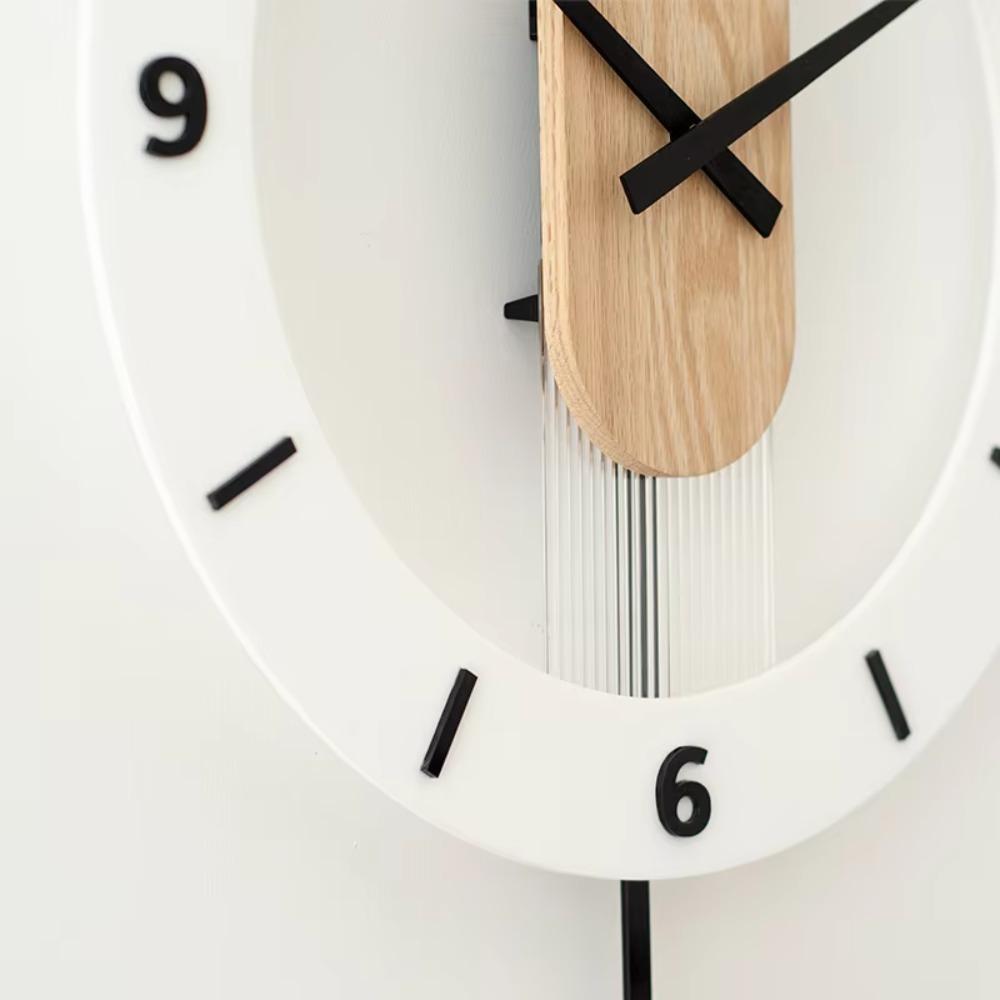 Minimalist Digital Wall Clock Silent Scale Clock Unique Hanging Clock Office